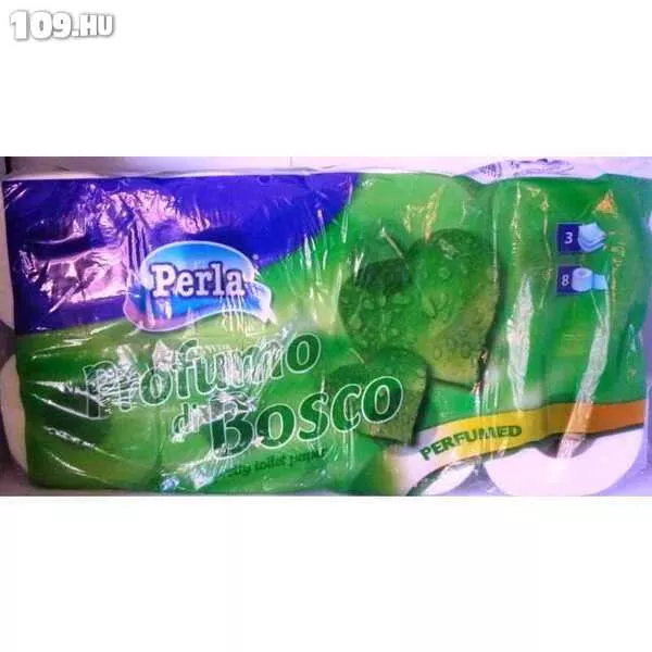 Toalett papír Perla Profumo di Bosco 8 tekercses
