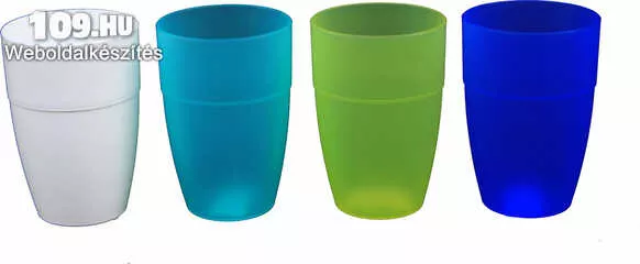 Műanyag pohár 0,33 literes